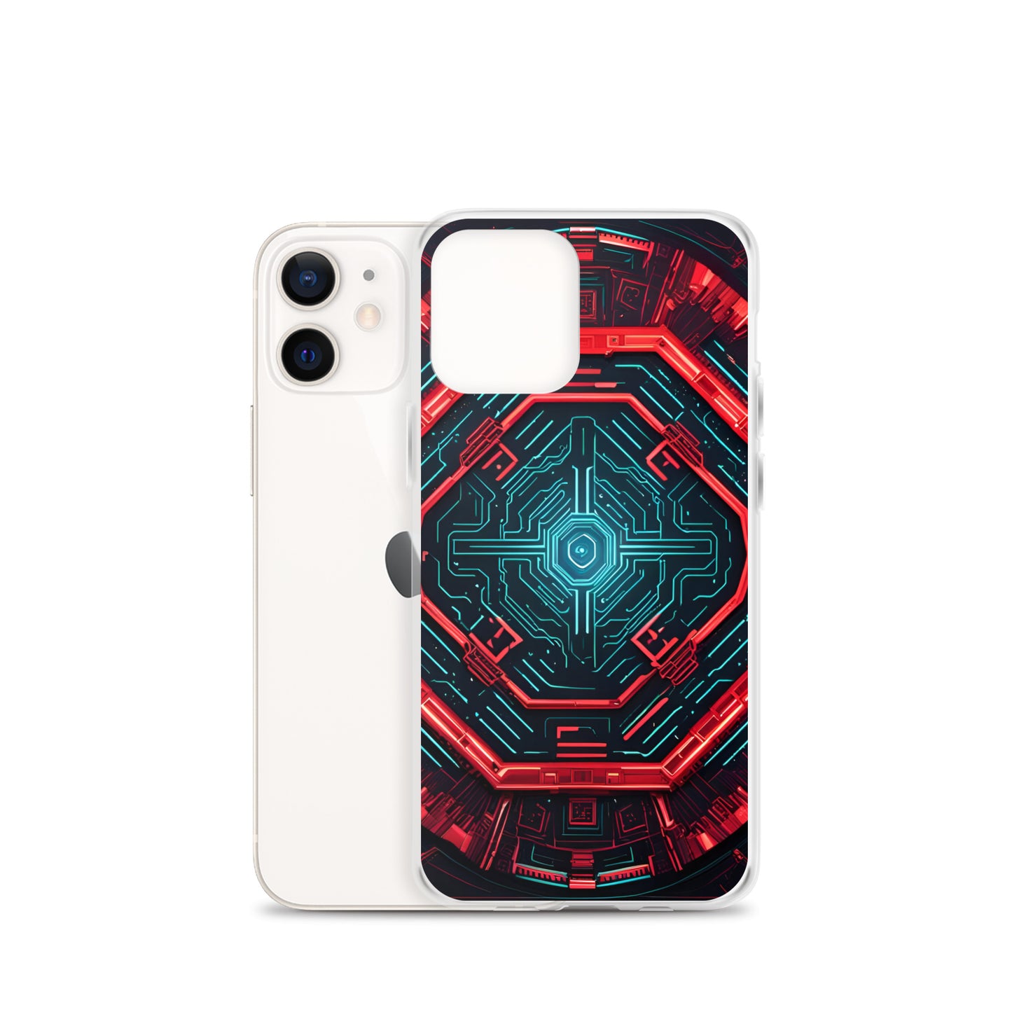 Clear Case for iPhone®: Technopoetic Eschewaltz