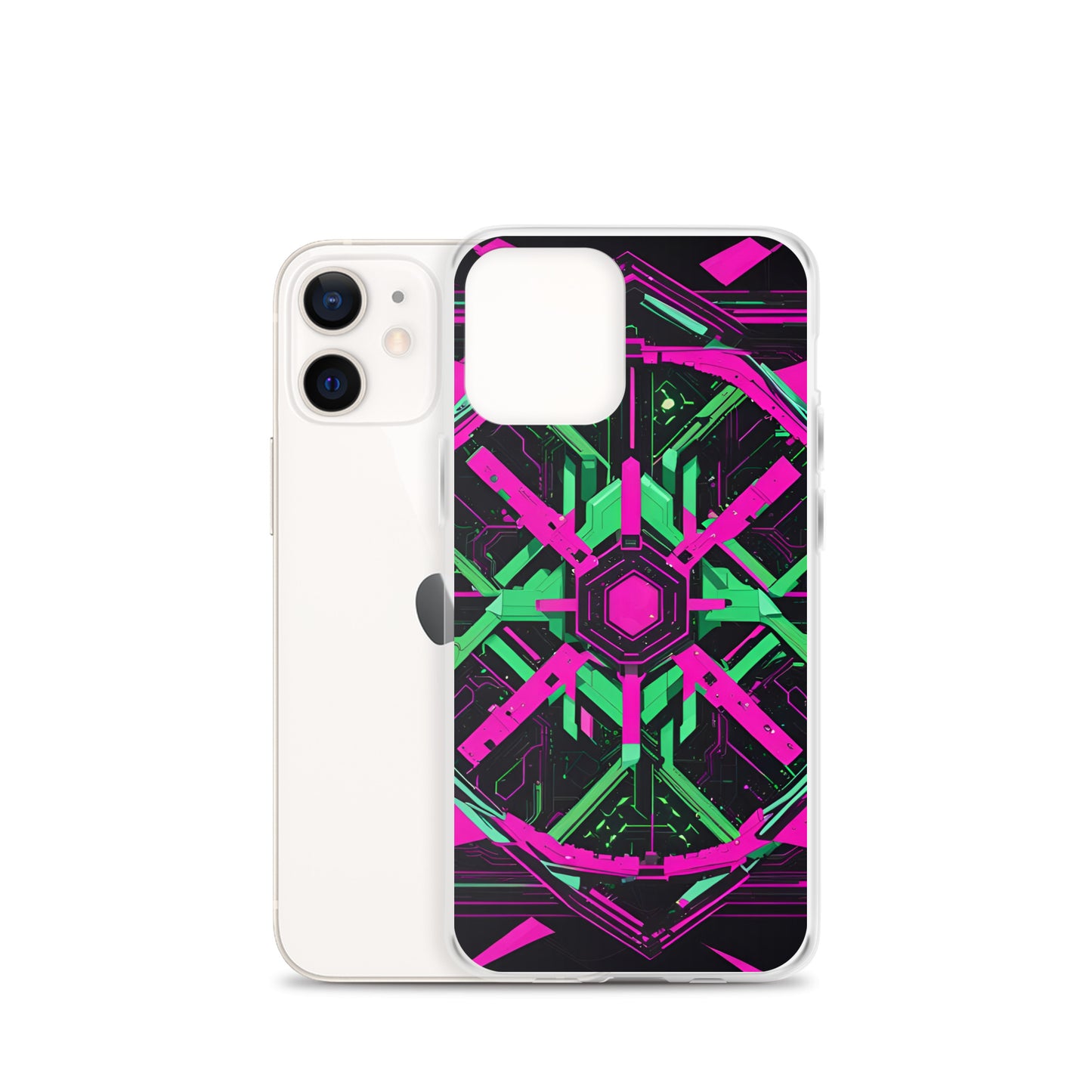 Clear Case for iPhone®: Xenochromatic Hyperbole