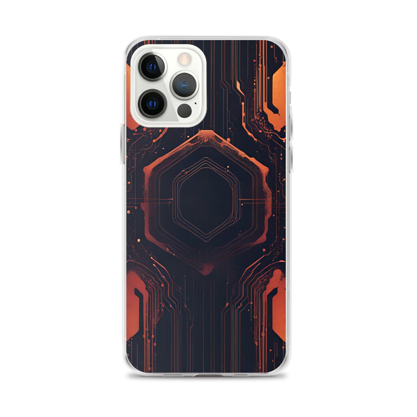 Clear Case for iPhone®: Luminal Blastwave