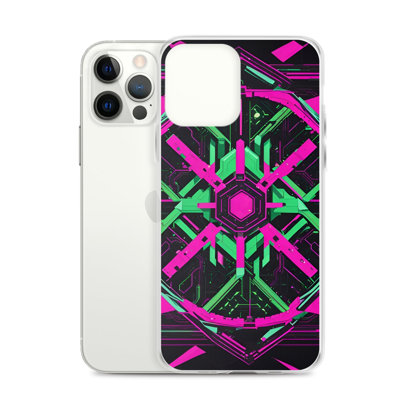 Clear Case for iPhone®: Xenochromatic Hyperbole