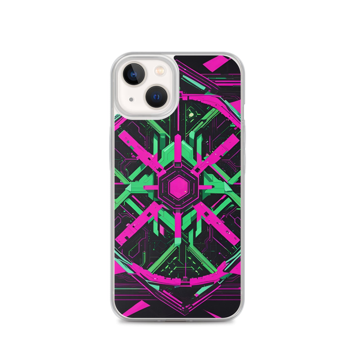 Clear Case for iPhone®: Xenochromatic Hyperbole