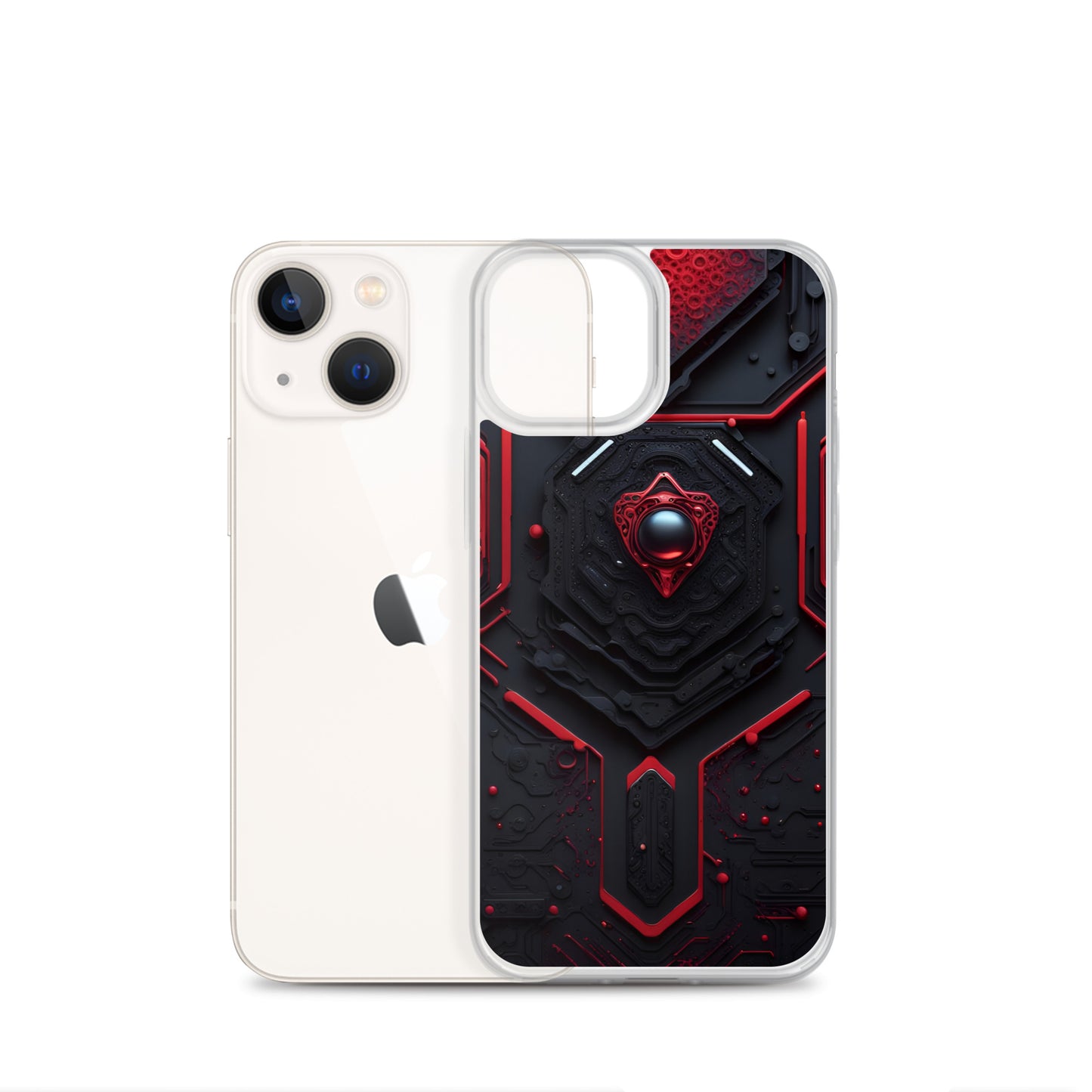 Clear Case for iPhone®: Xenolith Divinity