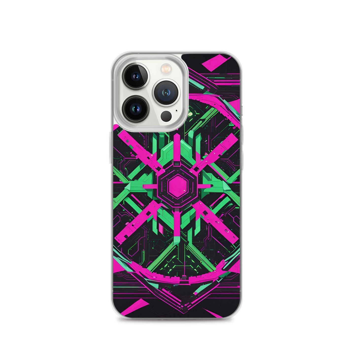 Clear Case for iPhone®: Xenochromatic Hyperbole