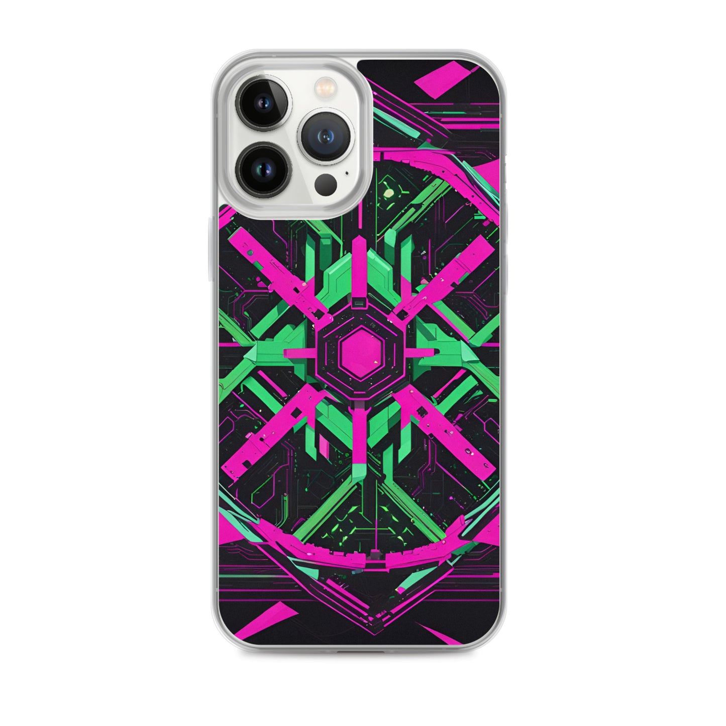 Clear Case for iPhone®: Xenochromatic Hyperbole