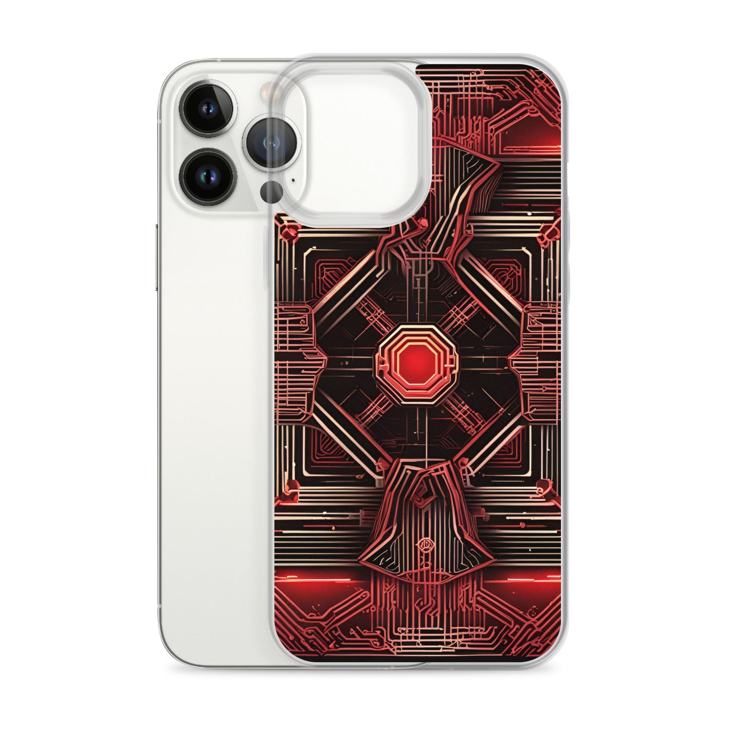 Clear Case for iPhone®: Bitstream Bloom