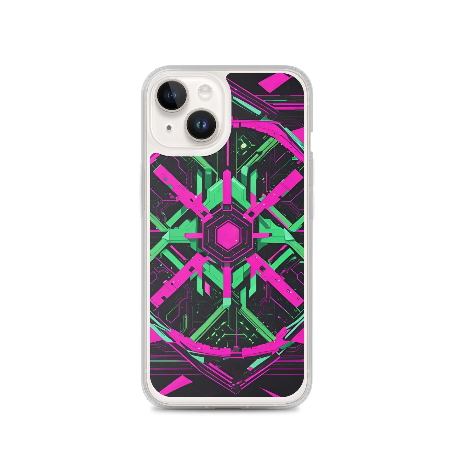 Clear Case for iPhone®: Xenochromatic Hyperbole