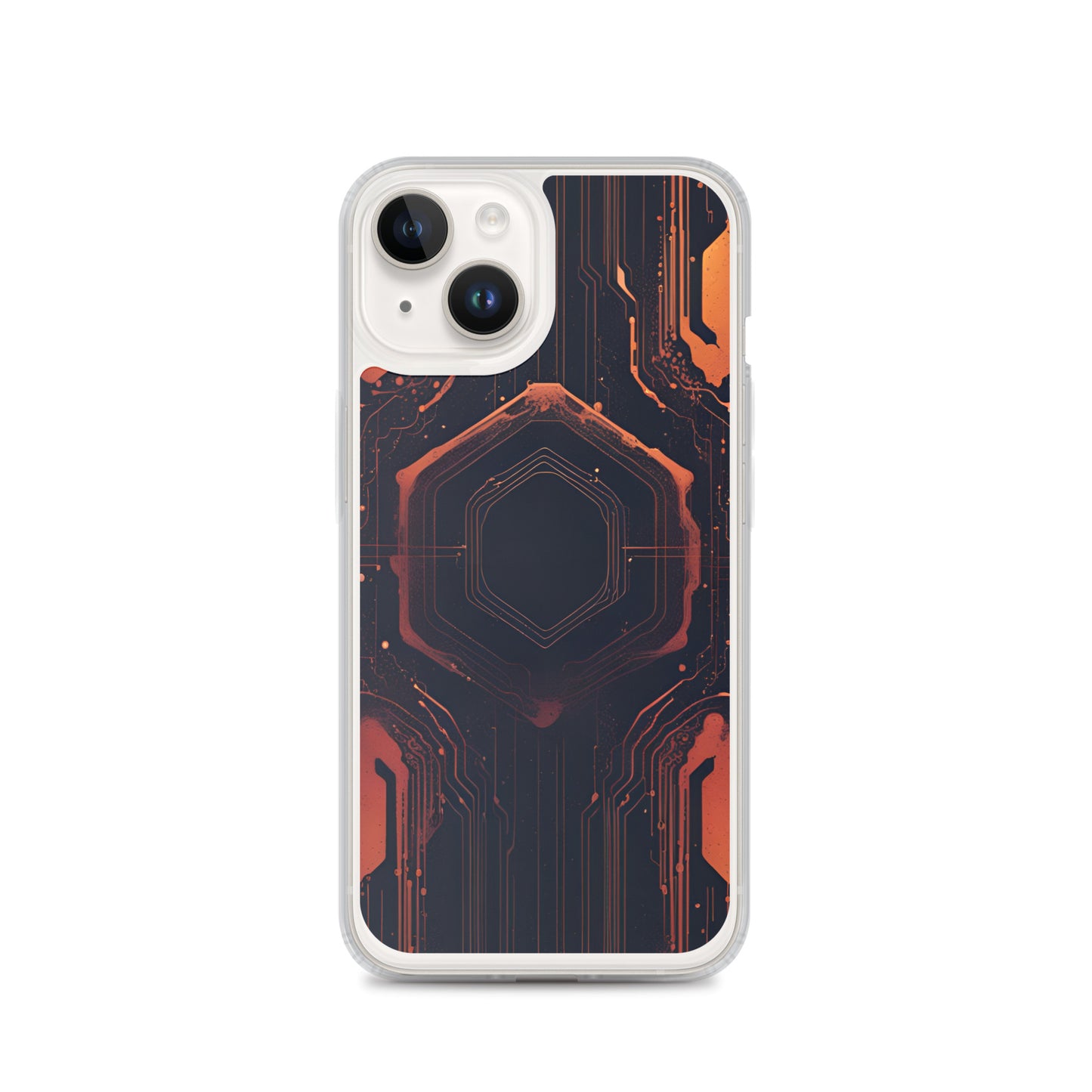 Clear Case for iPhone®: Luminal Blastwave