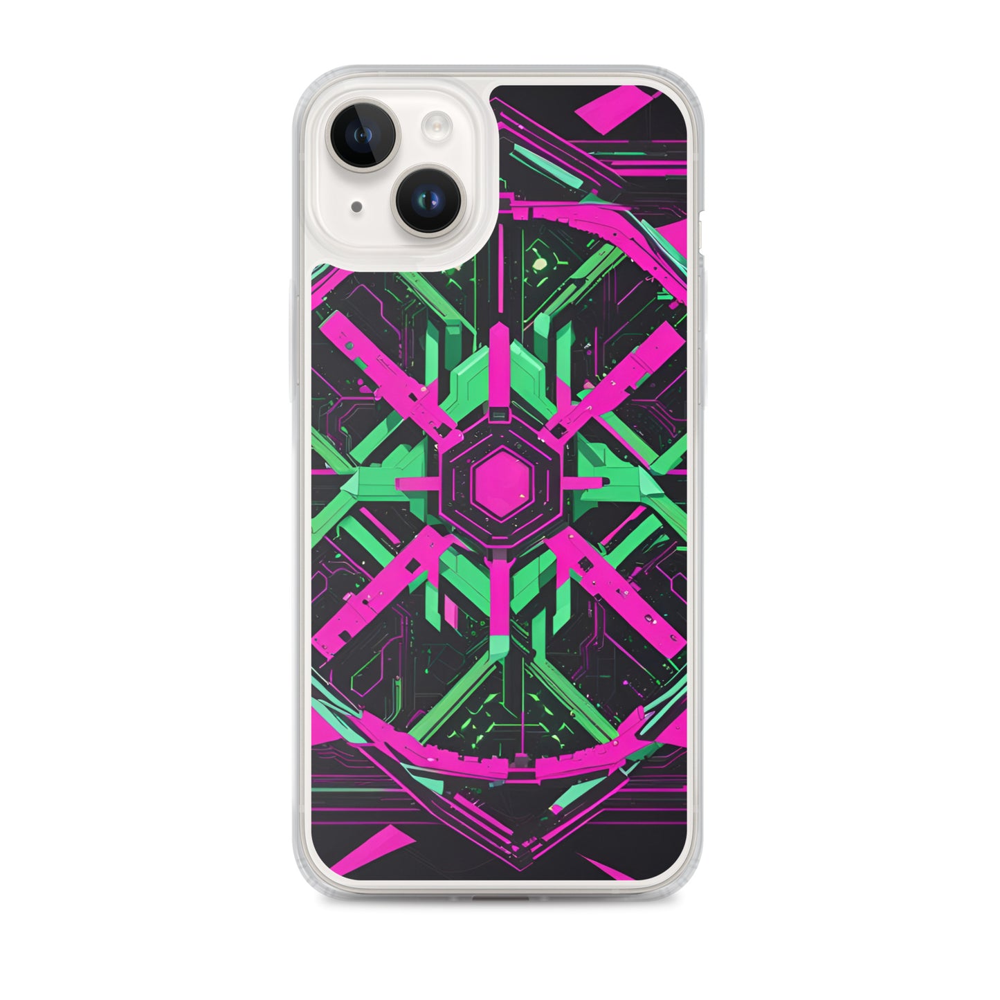 Clear Case for iPhone®: Xenochromatic Hyperbole