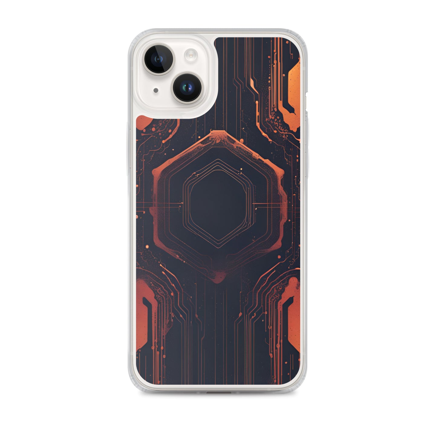 Clear Case for iPhone®: Luminal Blastwave