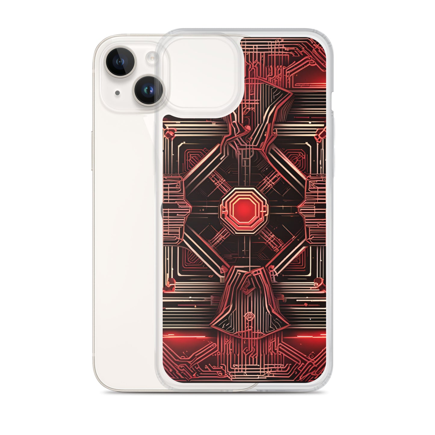 Clear Case for iPhone®: Bitstream Bloom