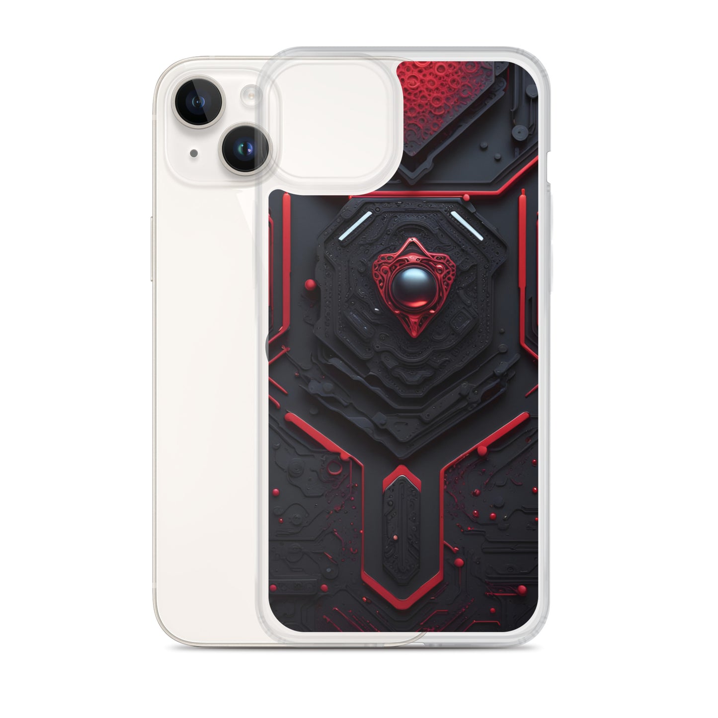 Clear Case for iPhone®: Xenolith Divinity