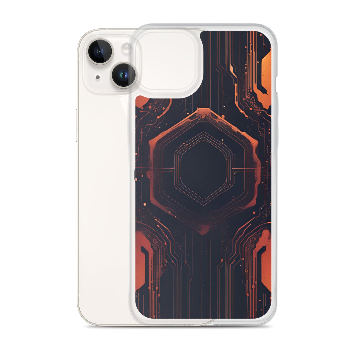 Clear Case for iPhone®: Luminal Blastwave