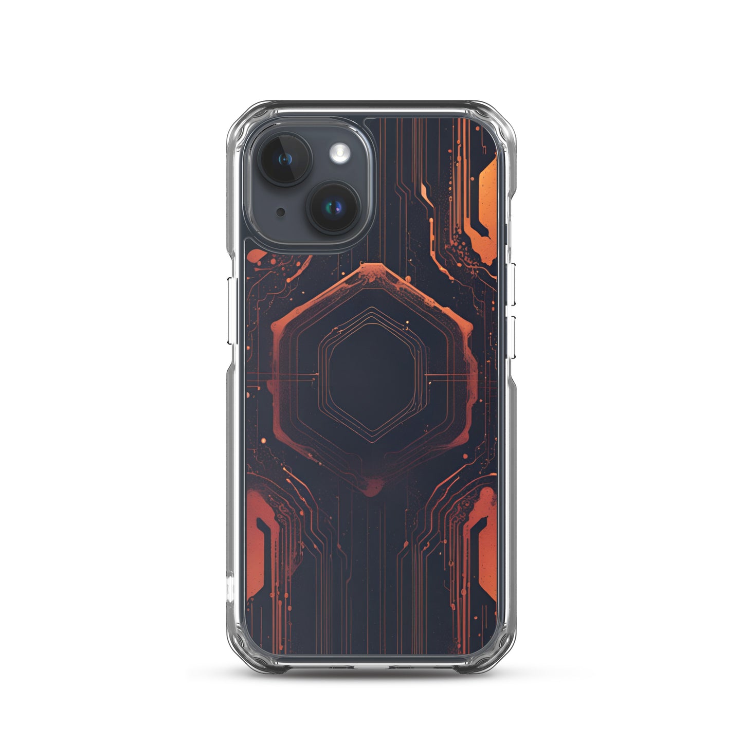 Clear Case for iPhone®: Luminal Blastwave