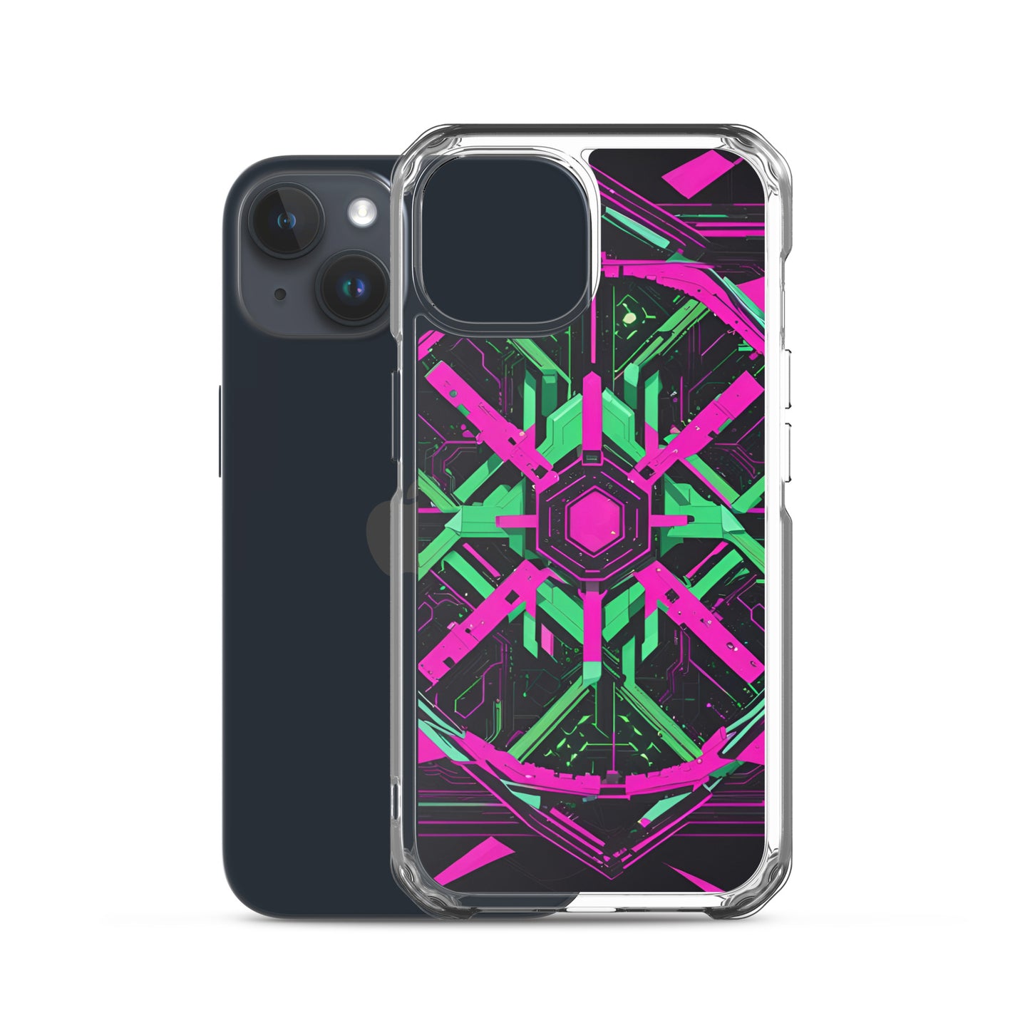 Clear Case for iPhone®: Xenochromatic Hyperbole