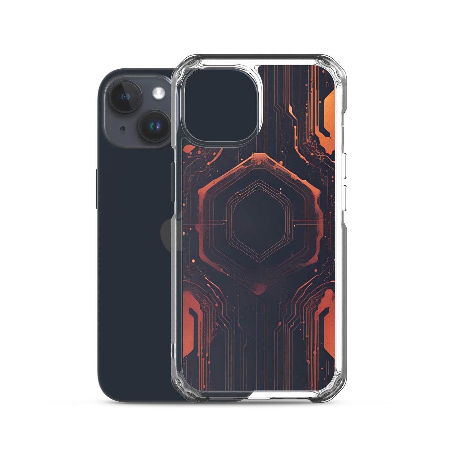 Clear Case for iPhone®: Luminal Blastwave