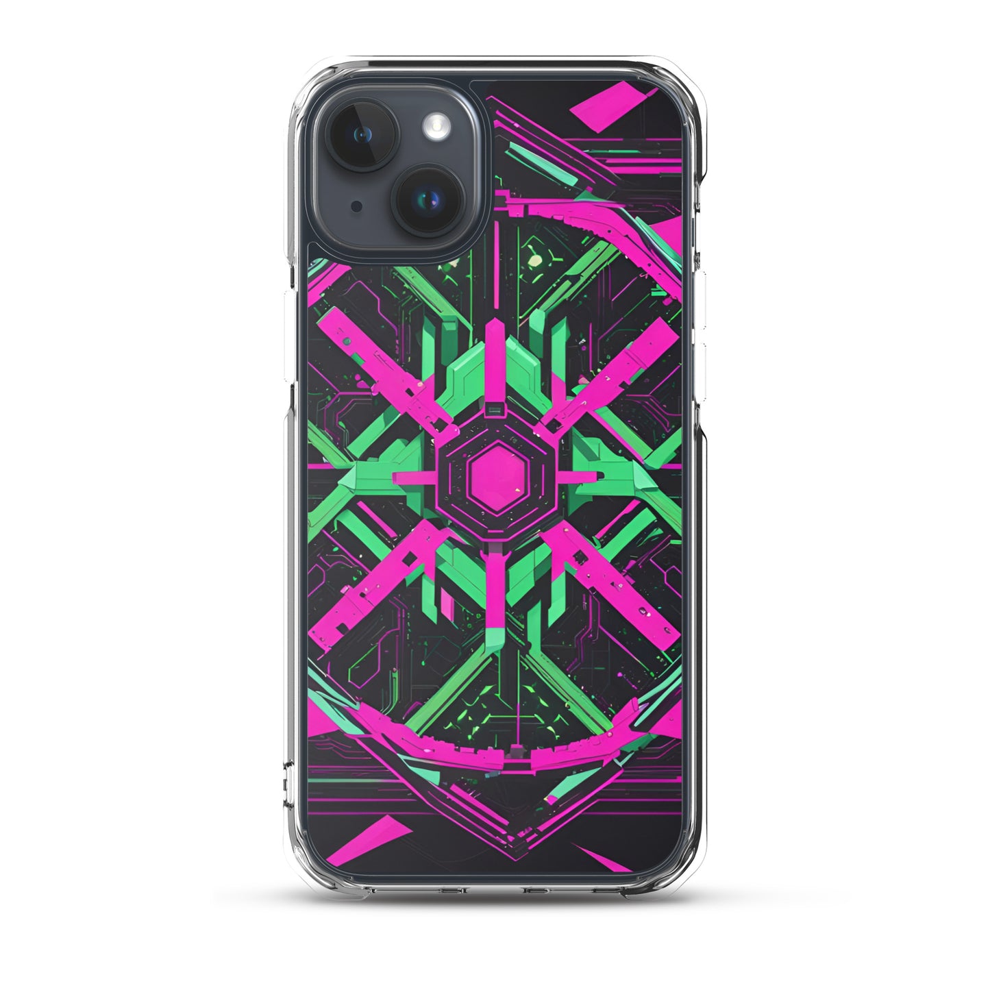 Clear Case for iPhone®: Xenochromatic Hyperbole