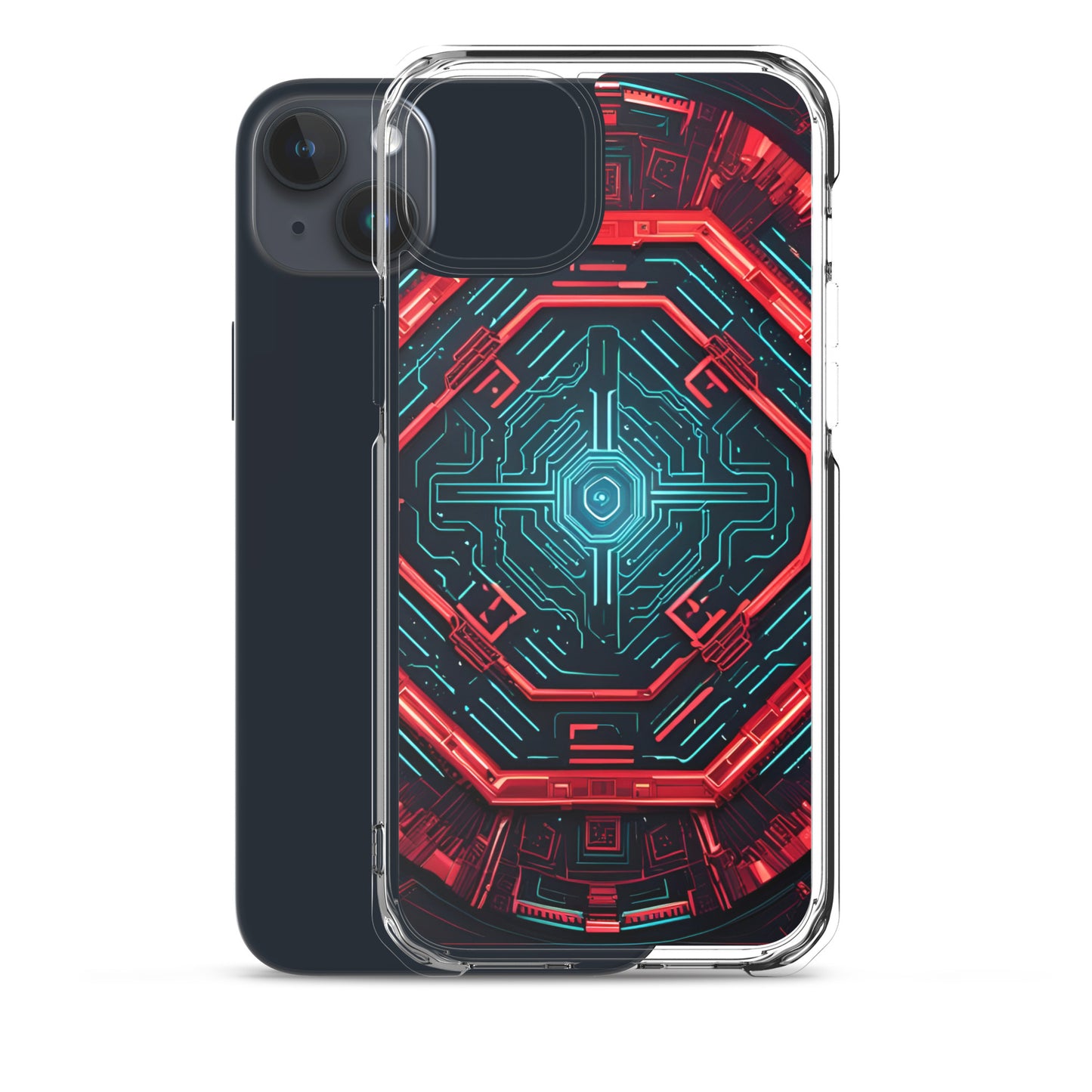 Clear Case for iPhone®: Technopoetic Eschewaltz