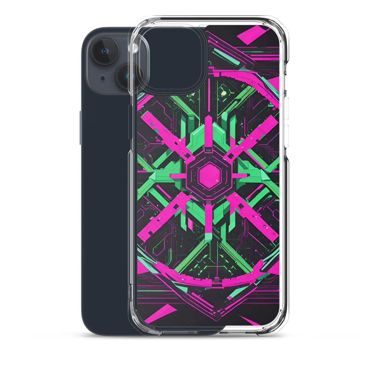 Clear Case for iPhone®: Xenochromatic Hyperbole