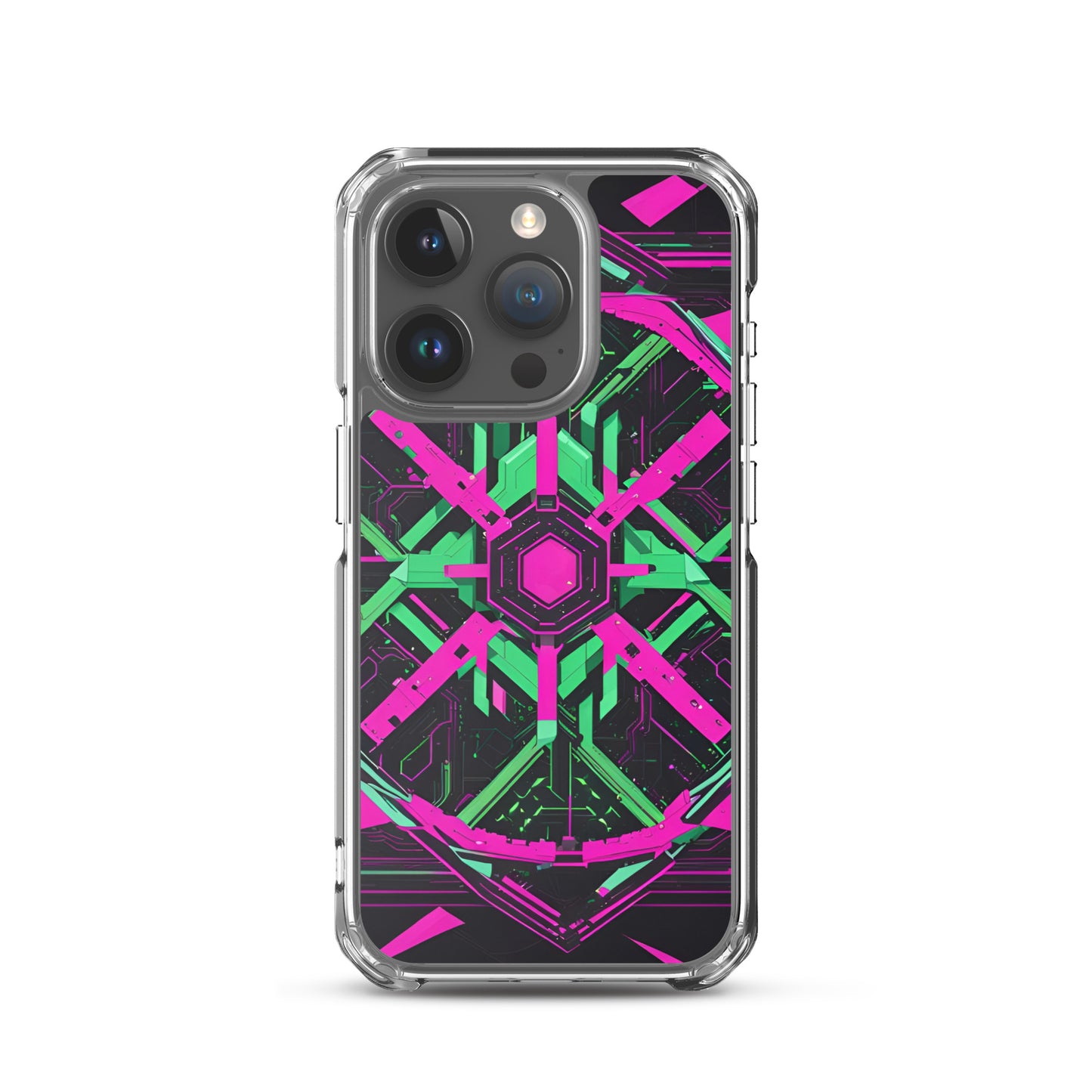 Clear Case for iPhone®: Xenochromatic Hyperbole