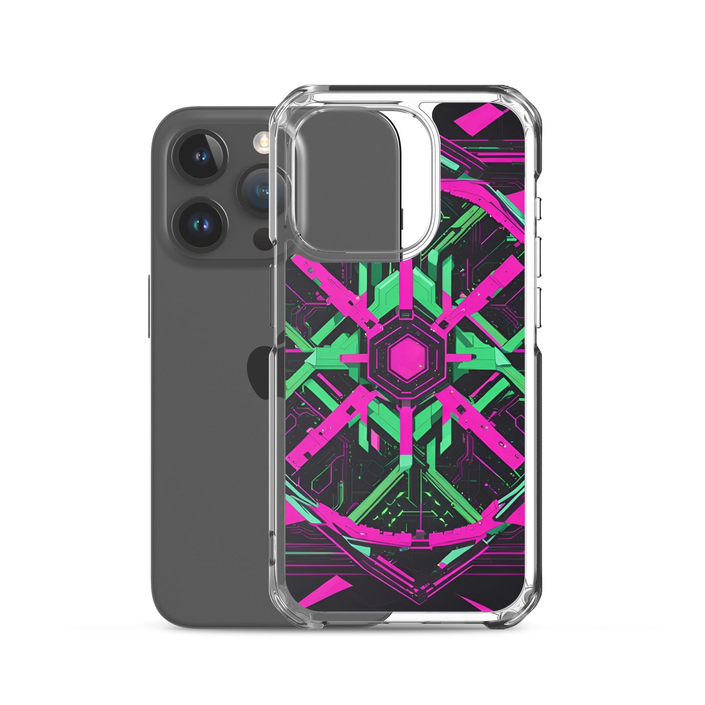 Clear Case for iPhone®: Xenochromatic Hyperbole