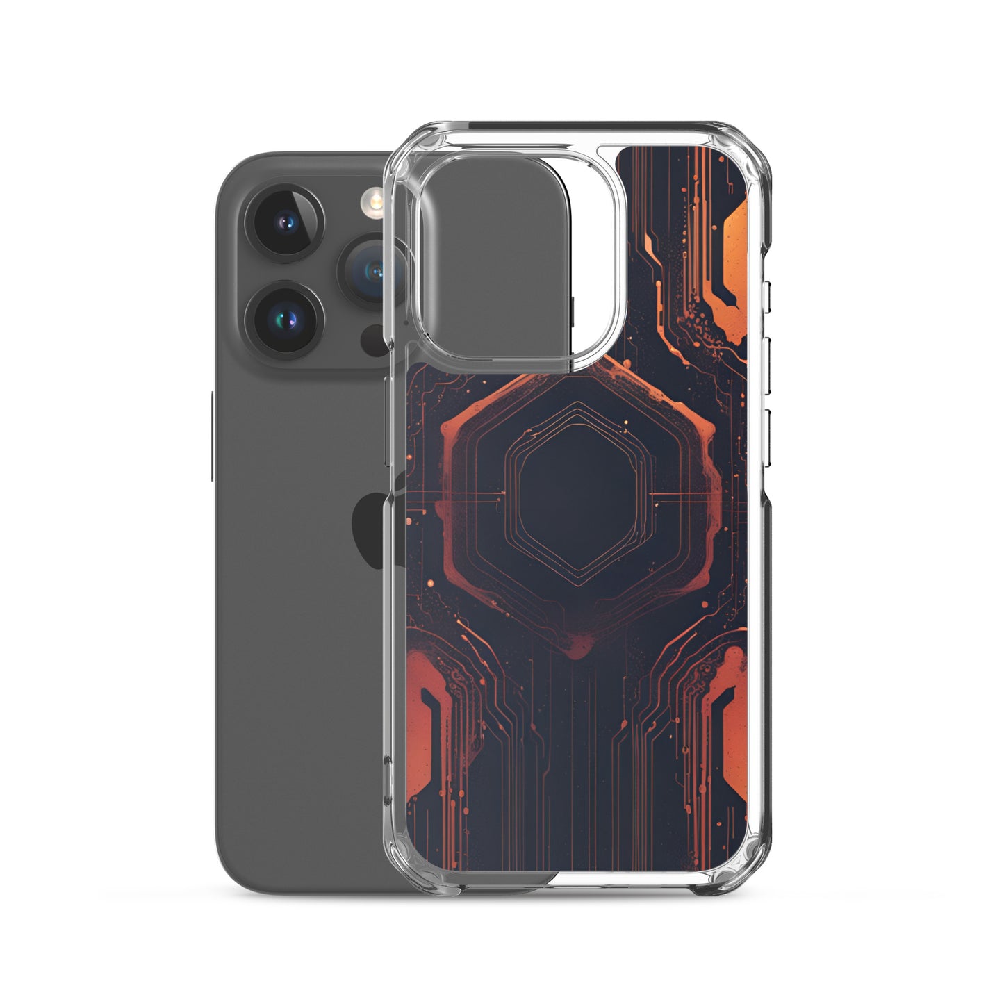 Clear Case for iPhone®: Luminal Blastwave