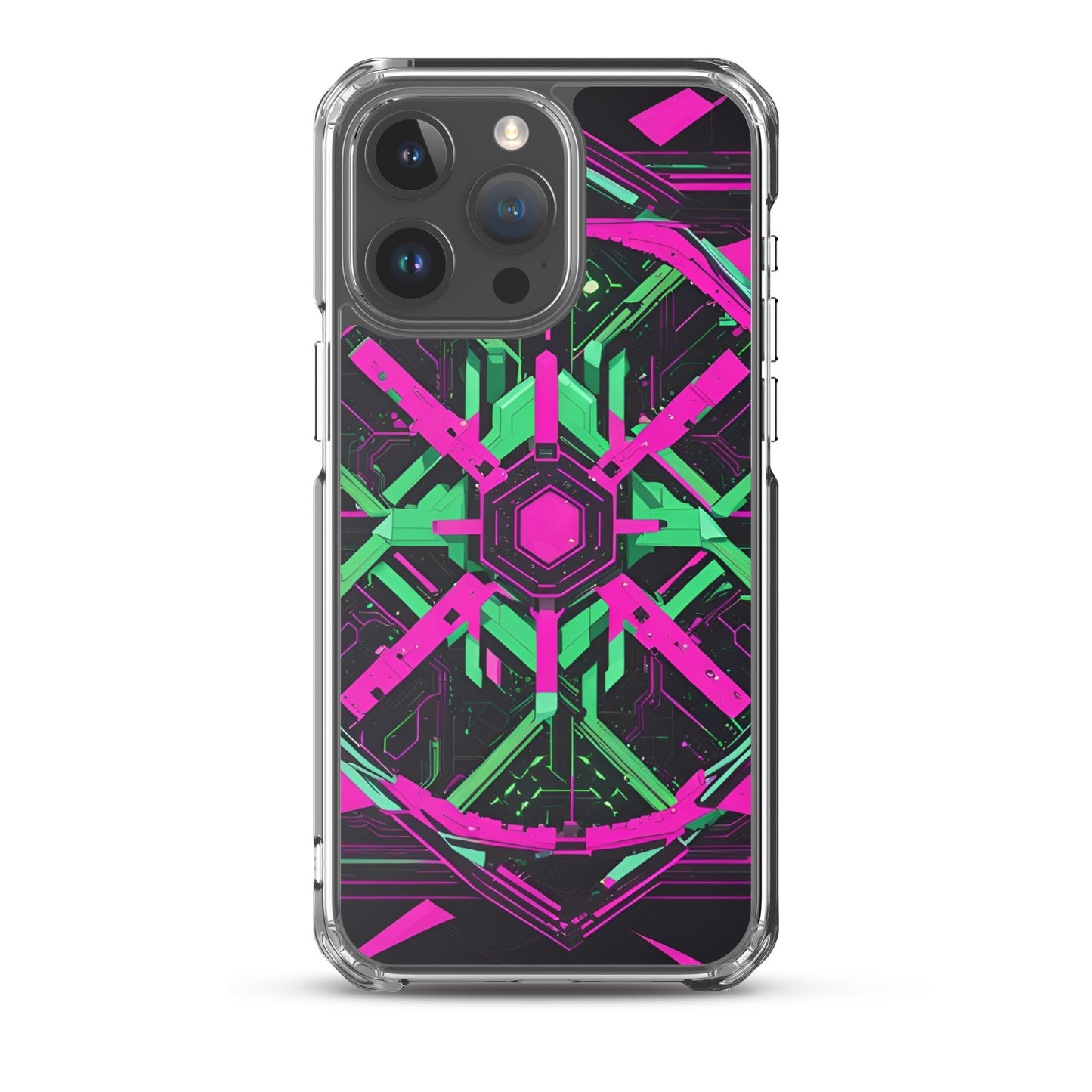 Clear Case for iPhone®: Xenochromatic Hyperbole