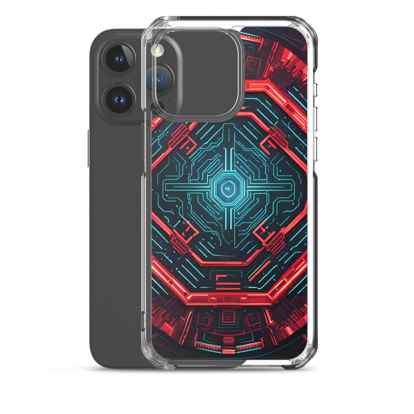 Clear Case for iPhone®: Technopoetic Eschewaltz