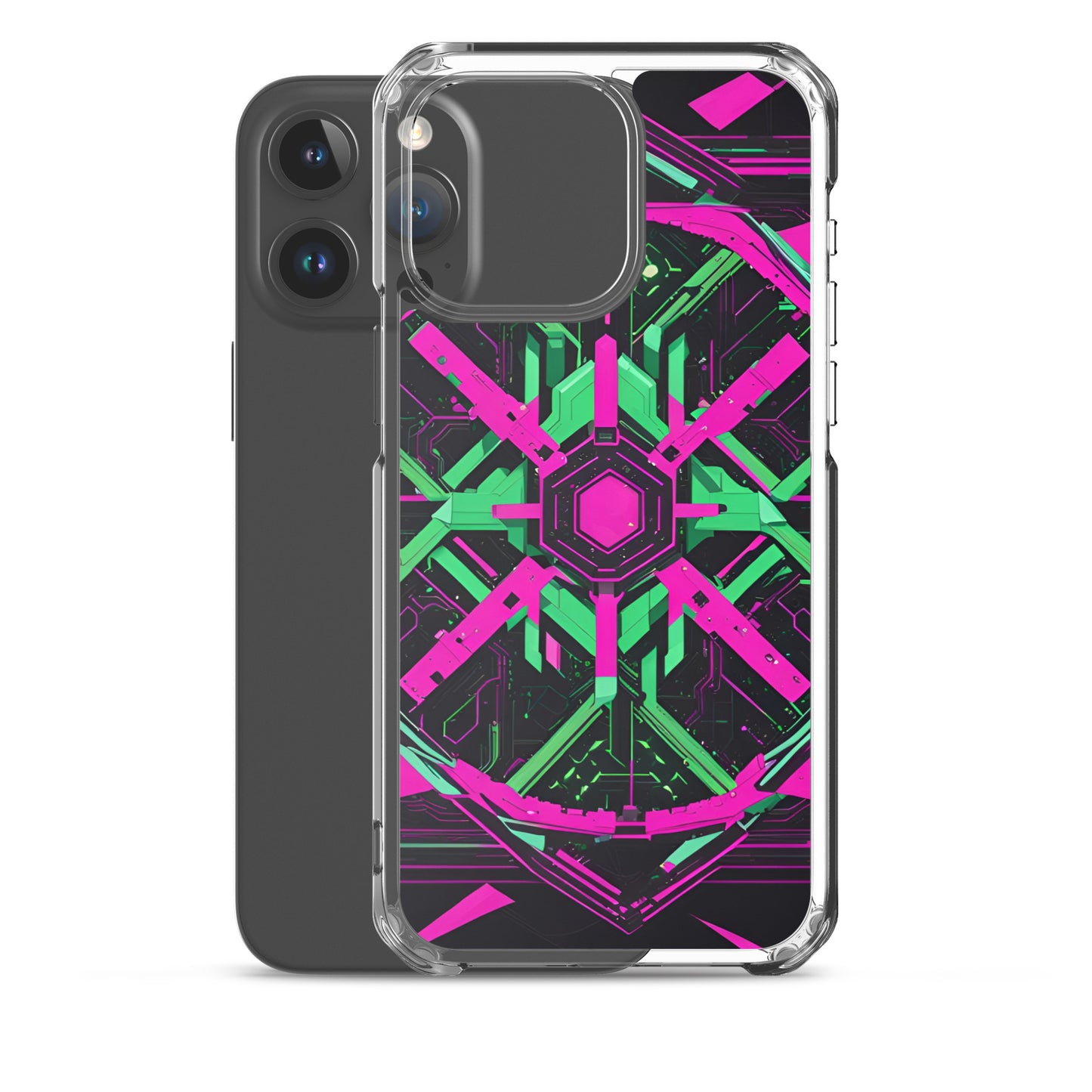 Clear Case for iPhone®: Xenochromatic Hyperbole