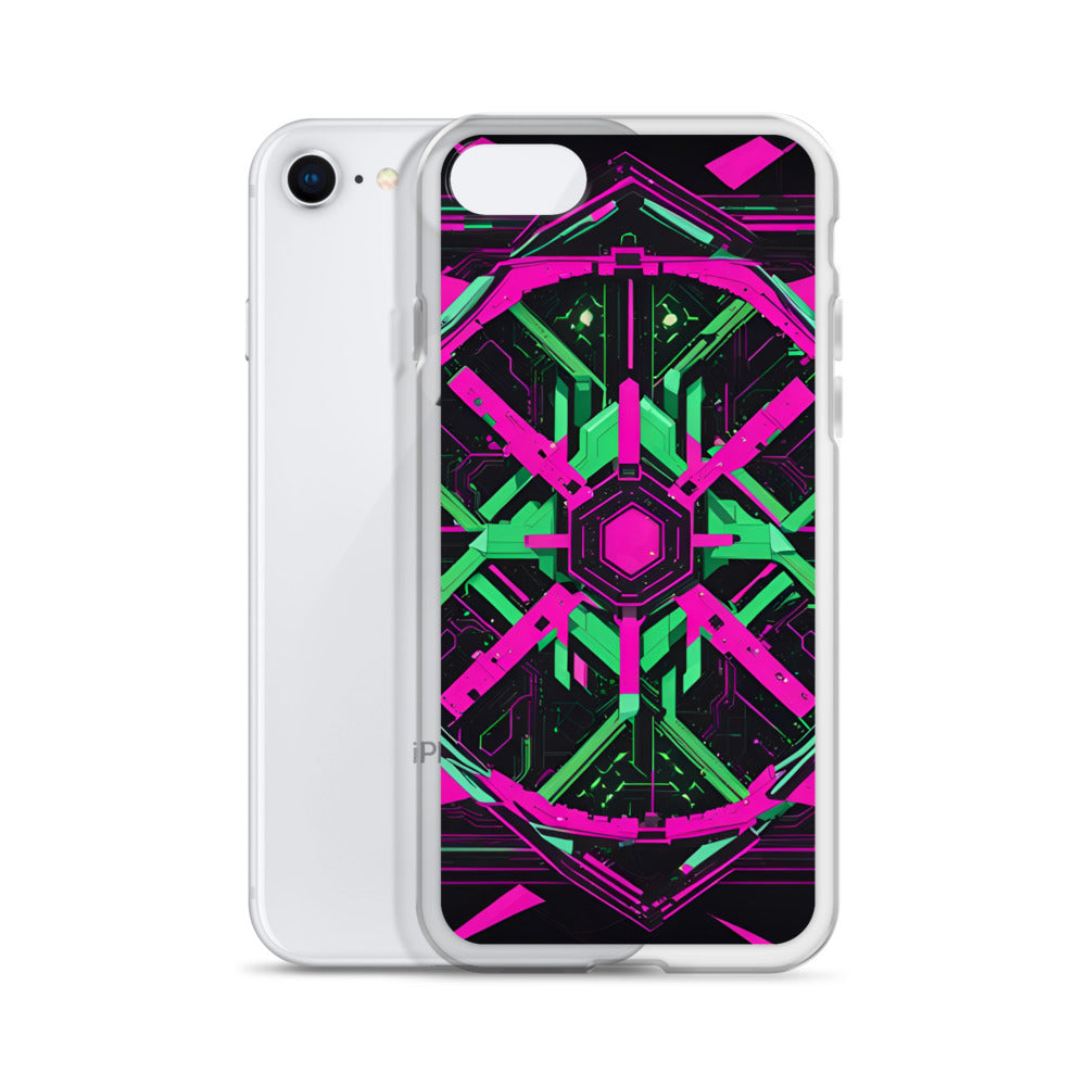 Clear Case for iPhone®: Xenochromatic Hyperbole