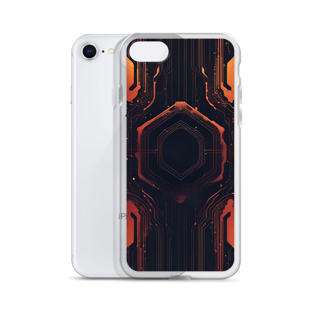 Clear Case for iPhone®: Luminal Blastwave