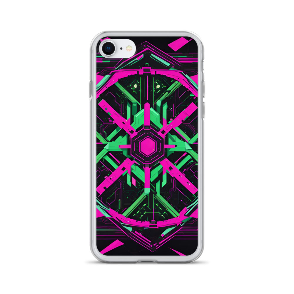 Clear Case for iPhone®: Xenochromatic Hyperbole