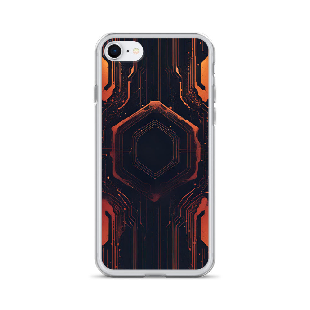 Clear Case for iPhone®: Luminal Blastwave