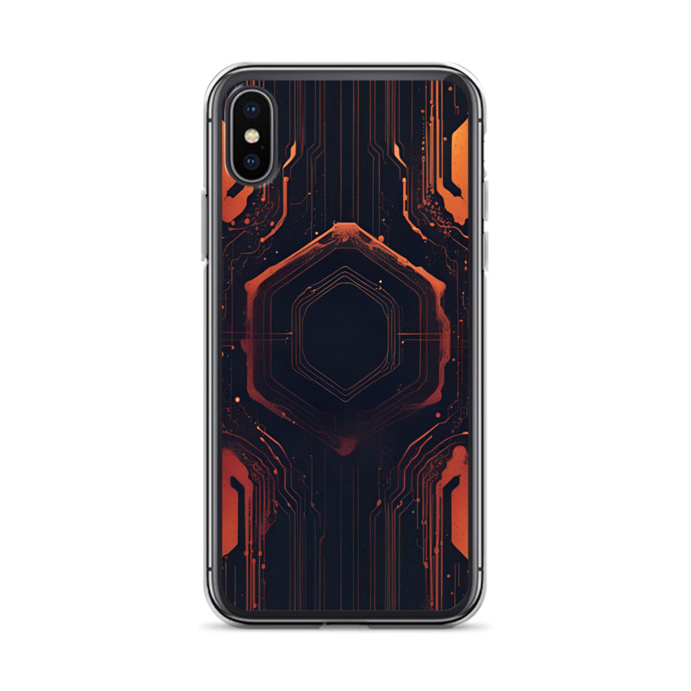 Clear Case for iPhone®: Luminal Blastwave