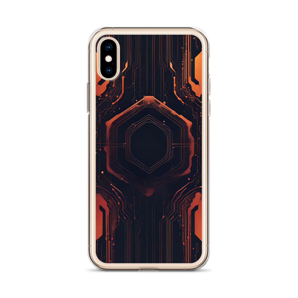 Clear Case for iPhone®: Luminal Blastwave