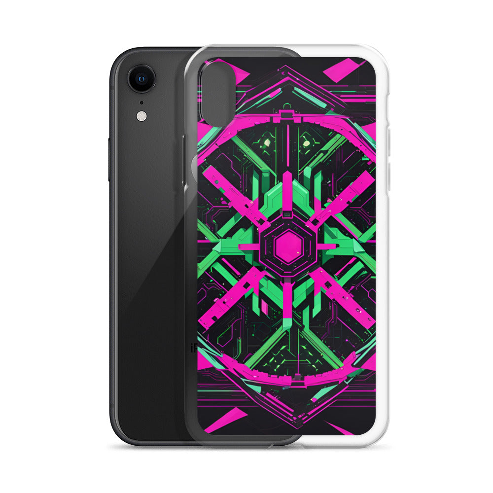 Clear Case for iPhone®: Xenochromatic Hyperbole