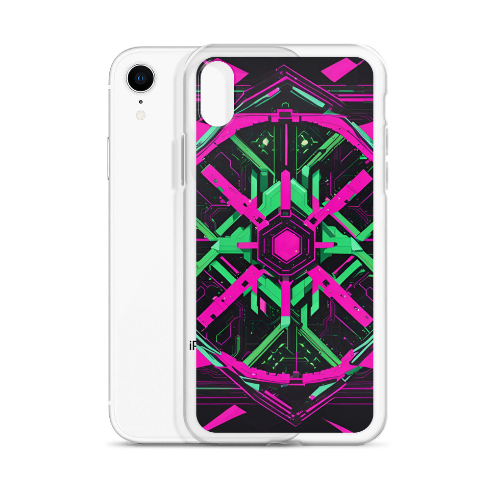 Clear Case for iPhone®: Xenochromatic Hyperbole