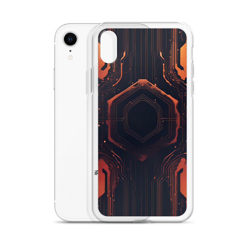 Clear Case for iPhone®: Luminal Blastwave