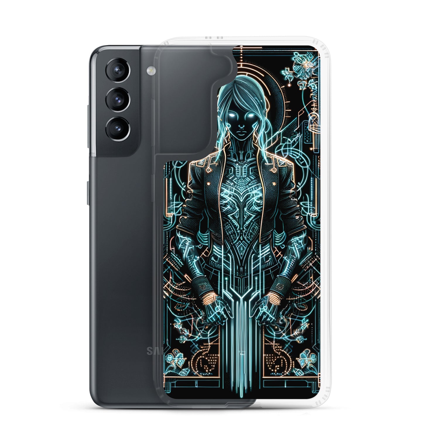 Clear Case for Samsung®: Neon Eyes