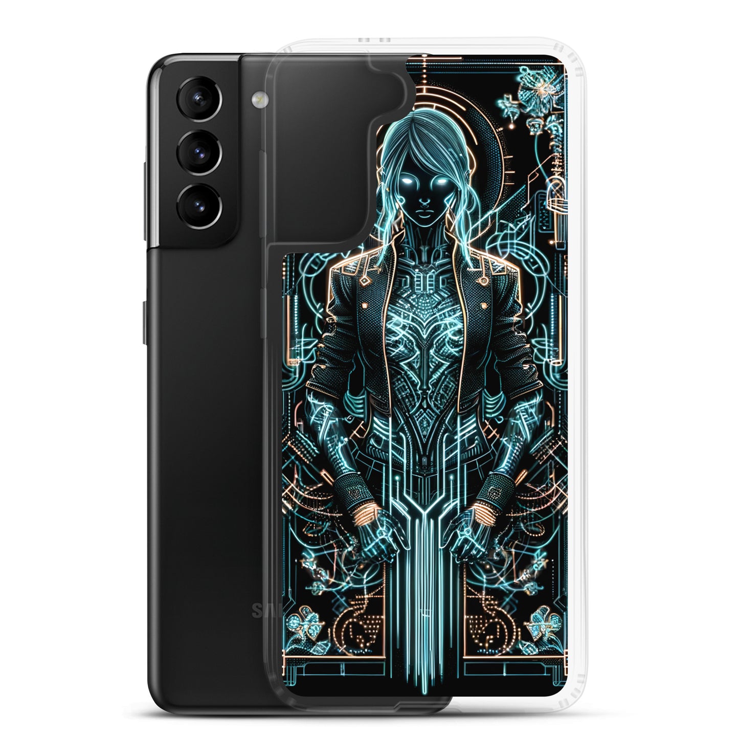 Clear Case for Samsung®: Neon Eyes