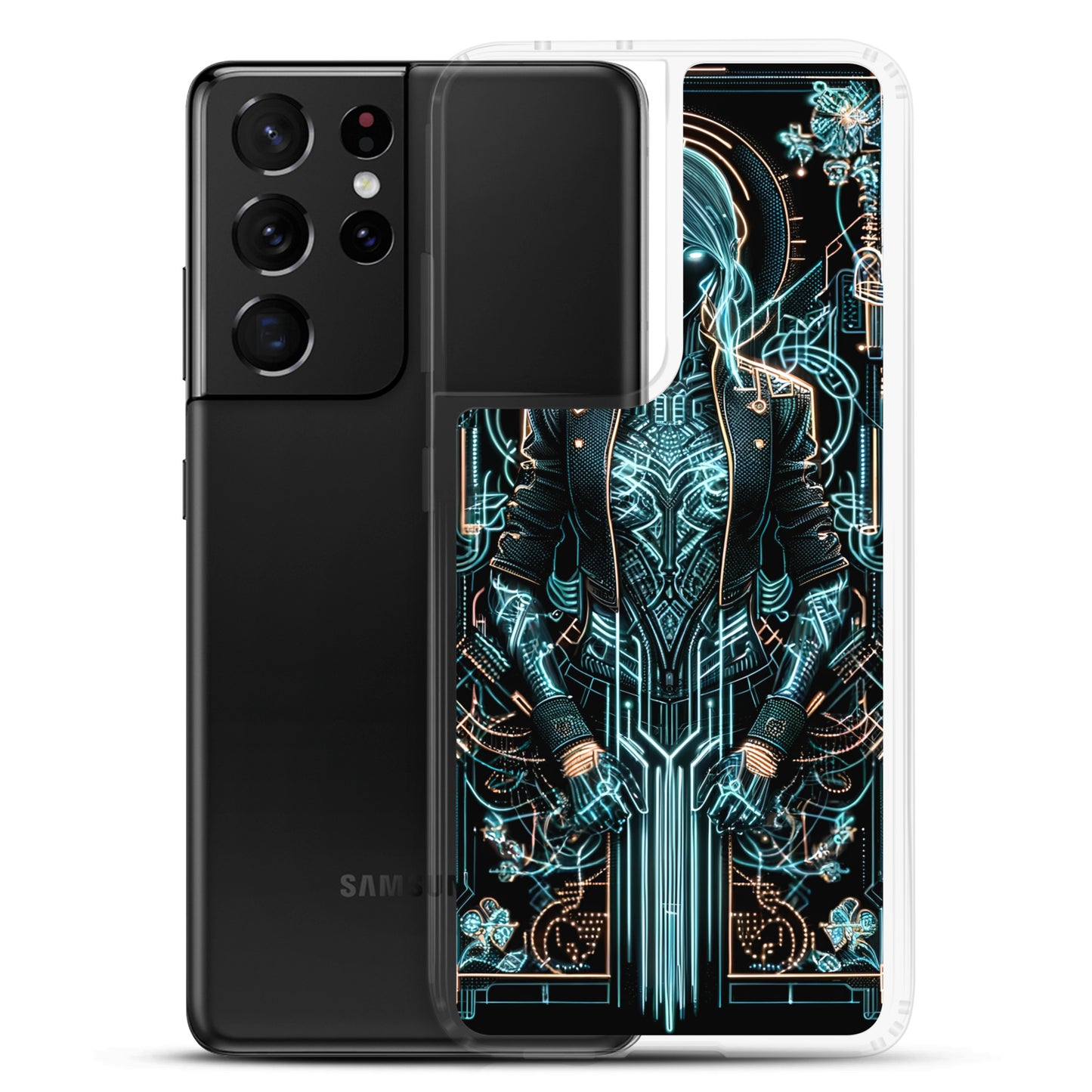 Clear Case for Samsung®: Neon Eyes